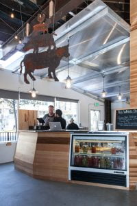 The Whole Beast eatery located inside Scott Plank's The Hall SF.
