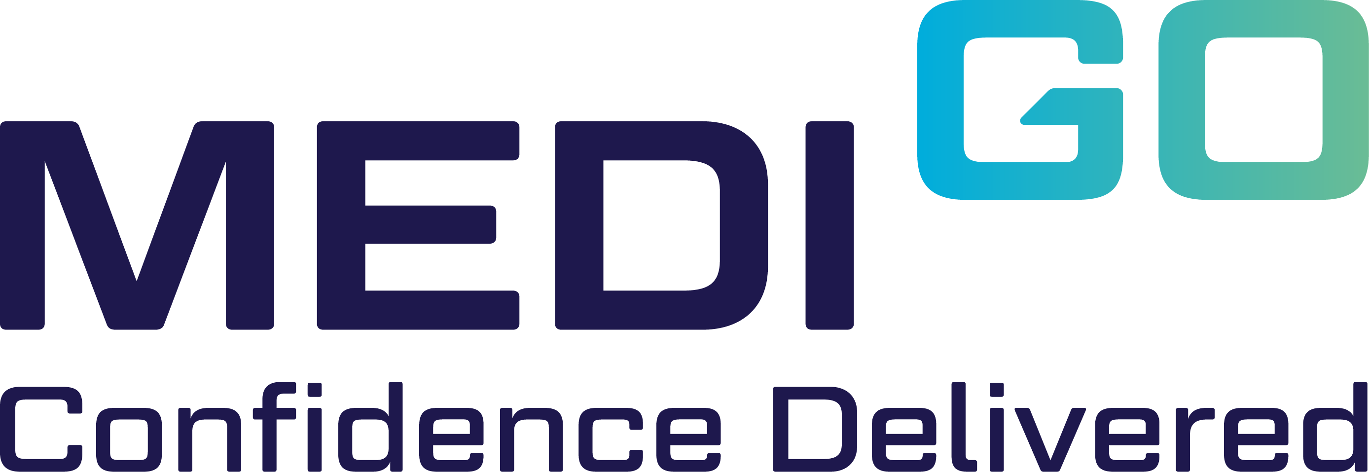 MeGO Confidence Delivered Logo Blue